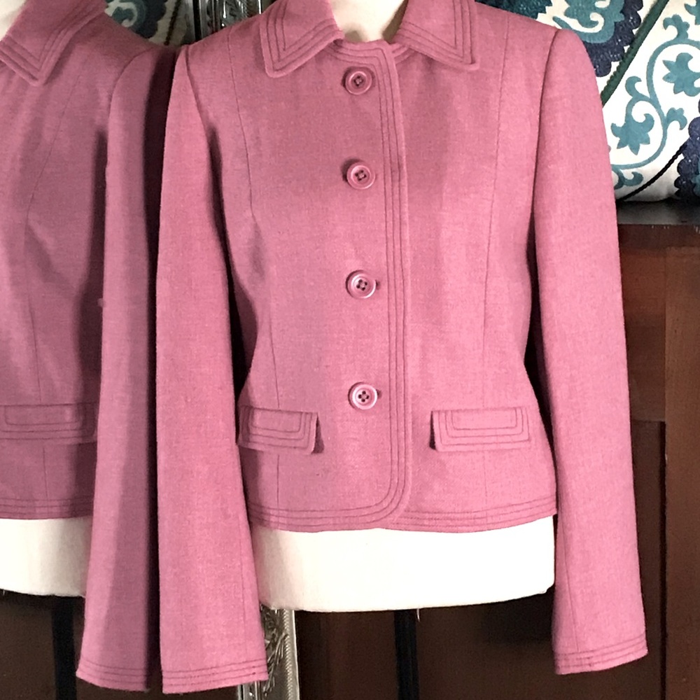Gap pink wool blend jacket